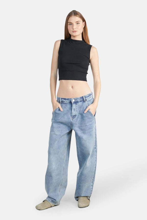 Jeans wide Mid blue denim - 24 colours GmbH