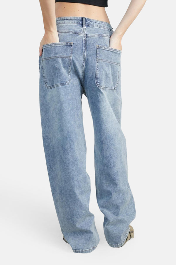 Jeans wide Mid blue denim - 24 colours GmbH