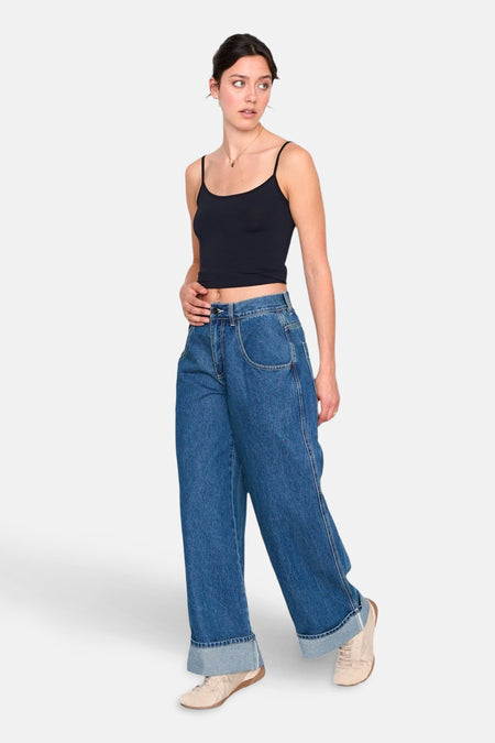 Jeans wide Mid blue denim - 24 colours GmbH