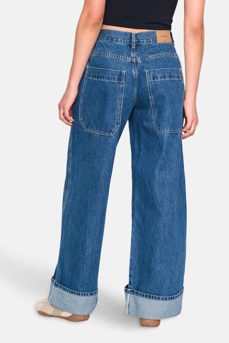 Jeans wide Mid blue denim - 24 colours GmbH