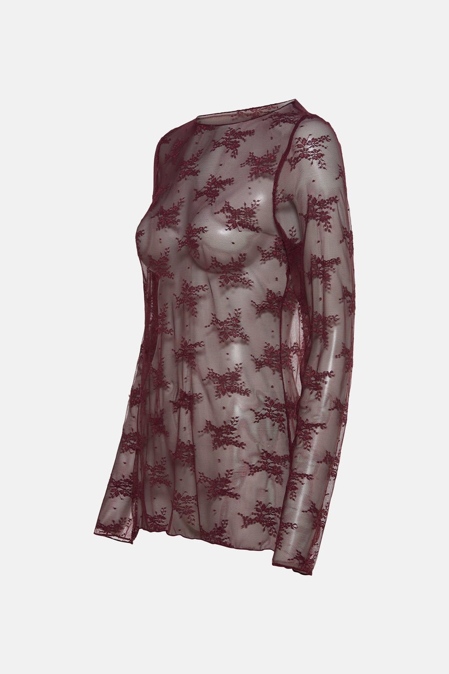 Blouse à manches longues - Bordeaux - Terra di Siena - 2