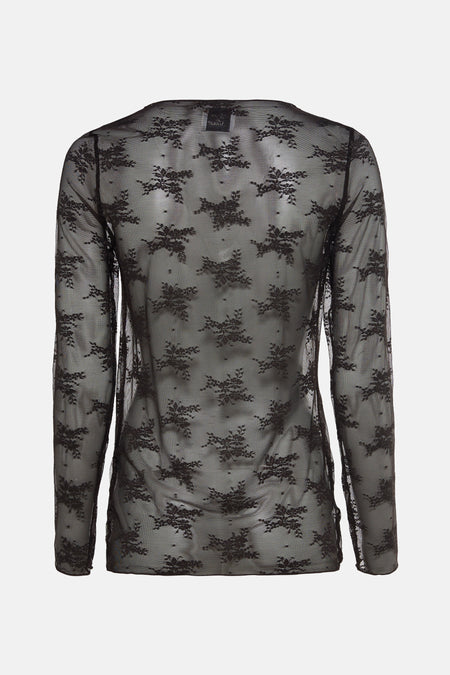 Blouse à manches longues - brun