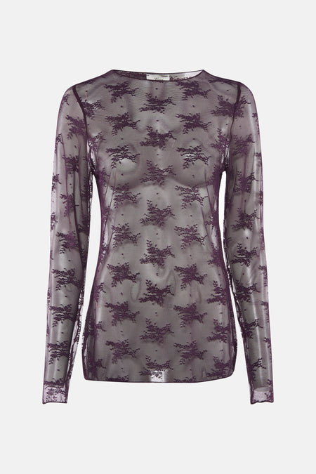 Chemisier (manches longues) mauve - Terra di Siena