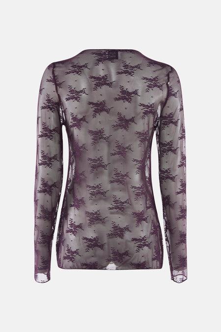 Chemisier (manches longues) mauve - Terra di Siena