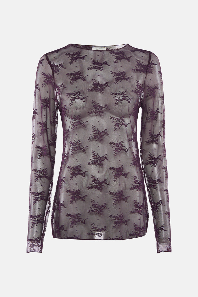 Chemisier (manches longues) mauve - Terra di Siena