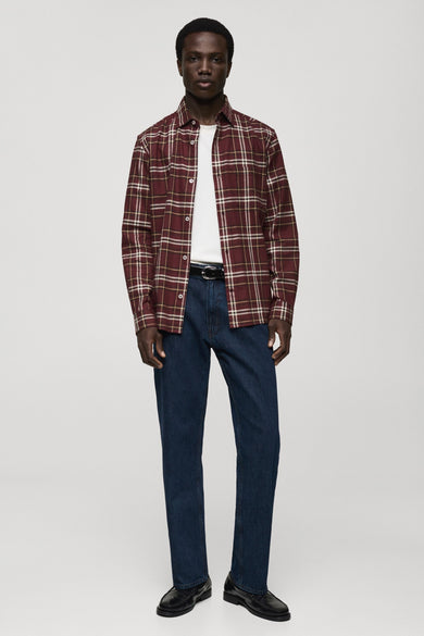 Chemise (manches longues) Rouge - Mango