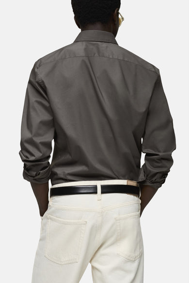 Chemise à manches longues - gris