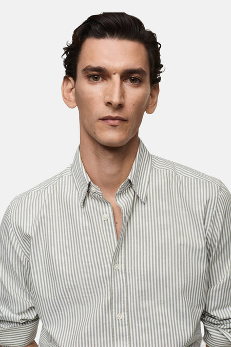 Chemise (manches longues) Vert - Mango