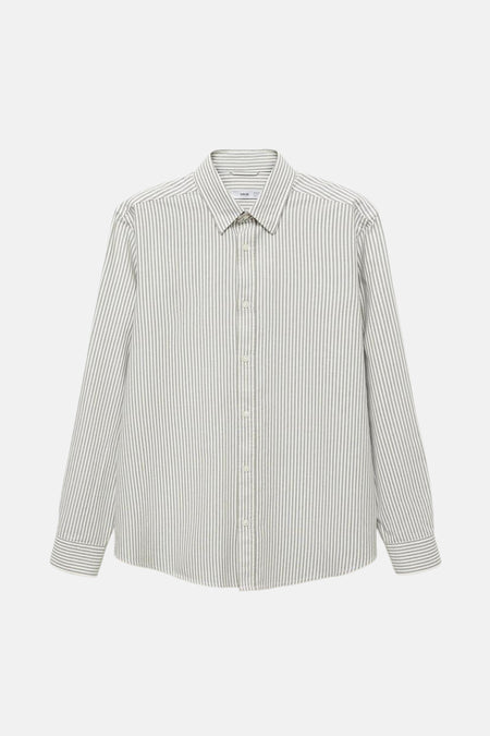 Chemise (manches longues) Vert - Mango