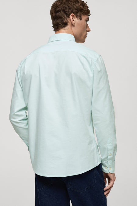 Chemise (manches longues) Vert - Mango