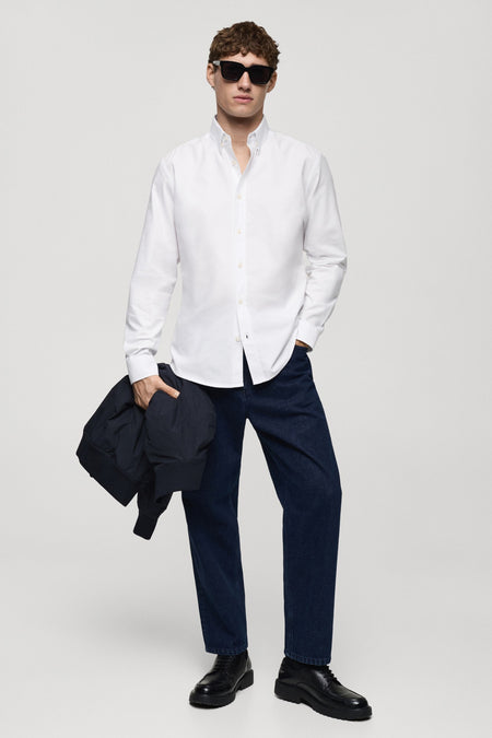 Chemise (manches longues) Blanc - Mango