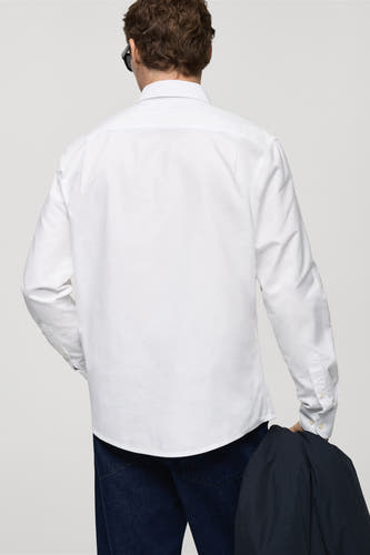 Chemise à manches longues - blanc