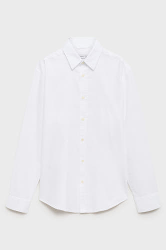 Chemise à manches longues - blanc