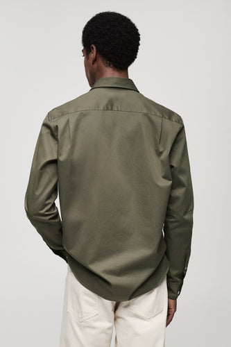 Chemise à manches longues - brun - MANGO