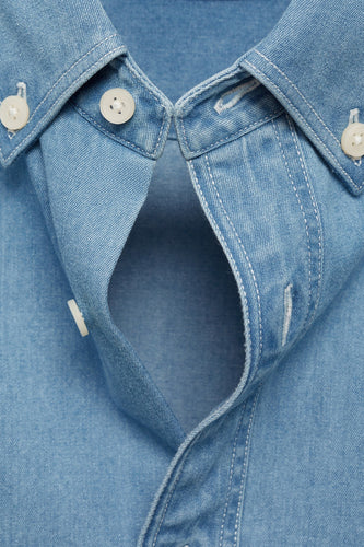 Chemise en jean - mid blue denim - MANGO