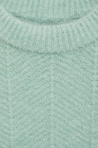 Pull à col rond - bleu - MANGO