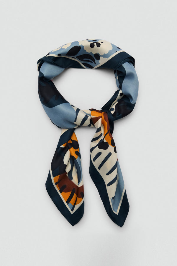 Foulard Bleu - Mango