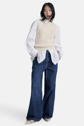 JULIA - dark blue denim - MANGO