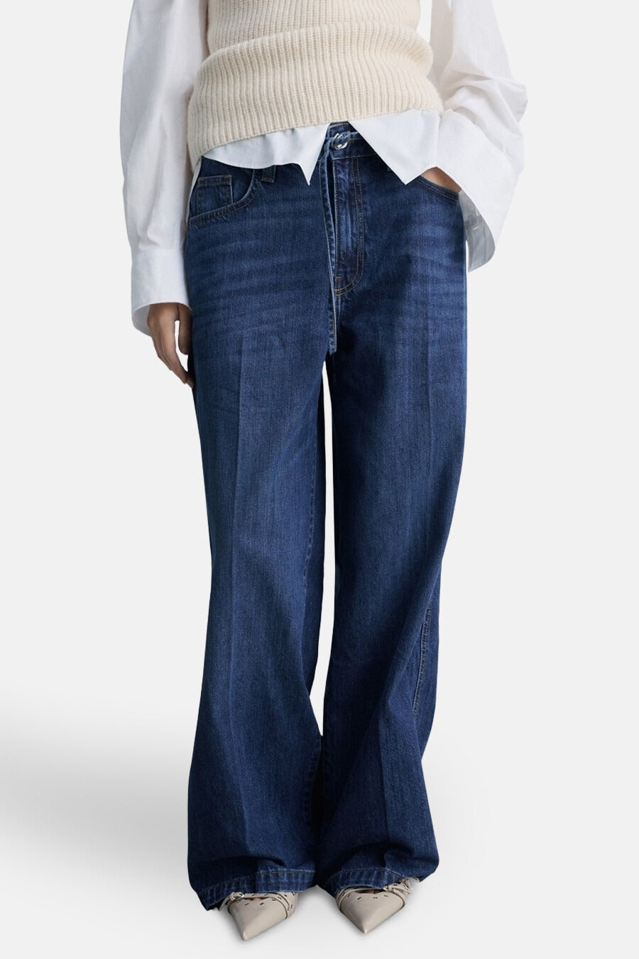 JULIA - dark blue denim - MANGO