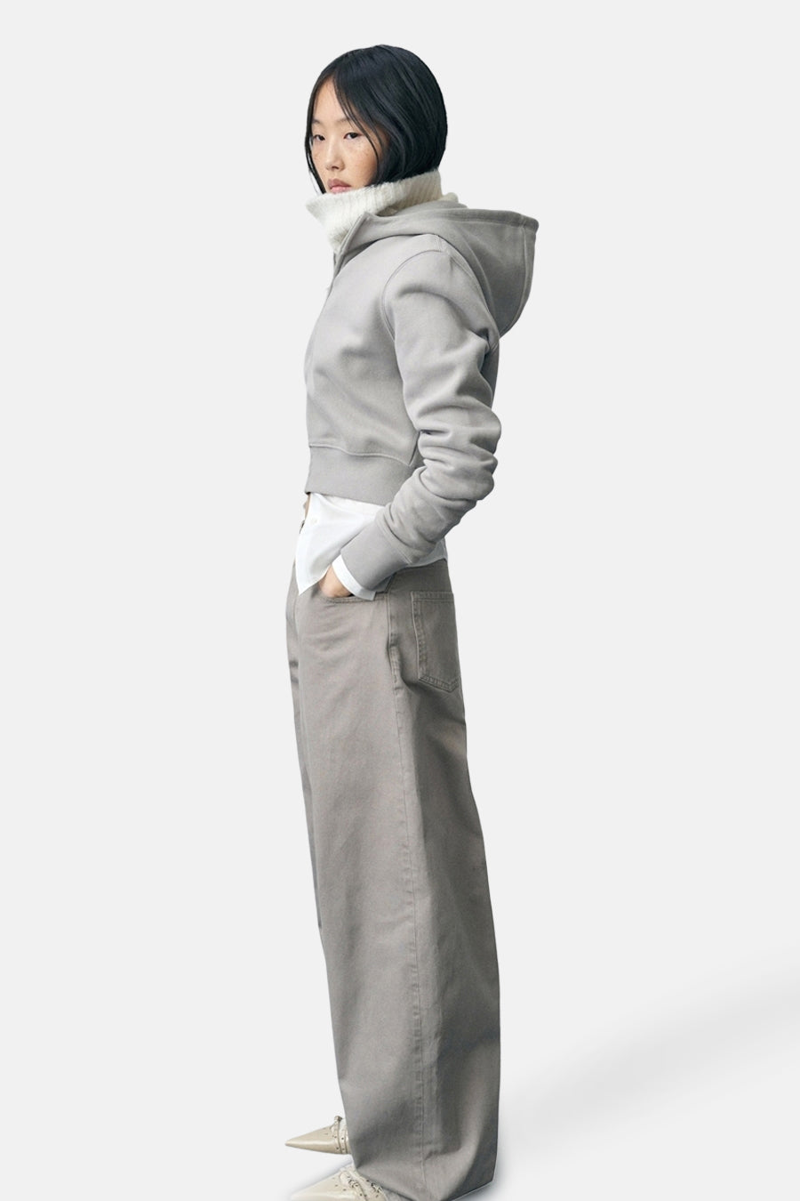 Pantalon coloré - Beige - MANGO