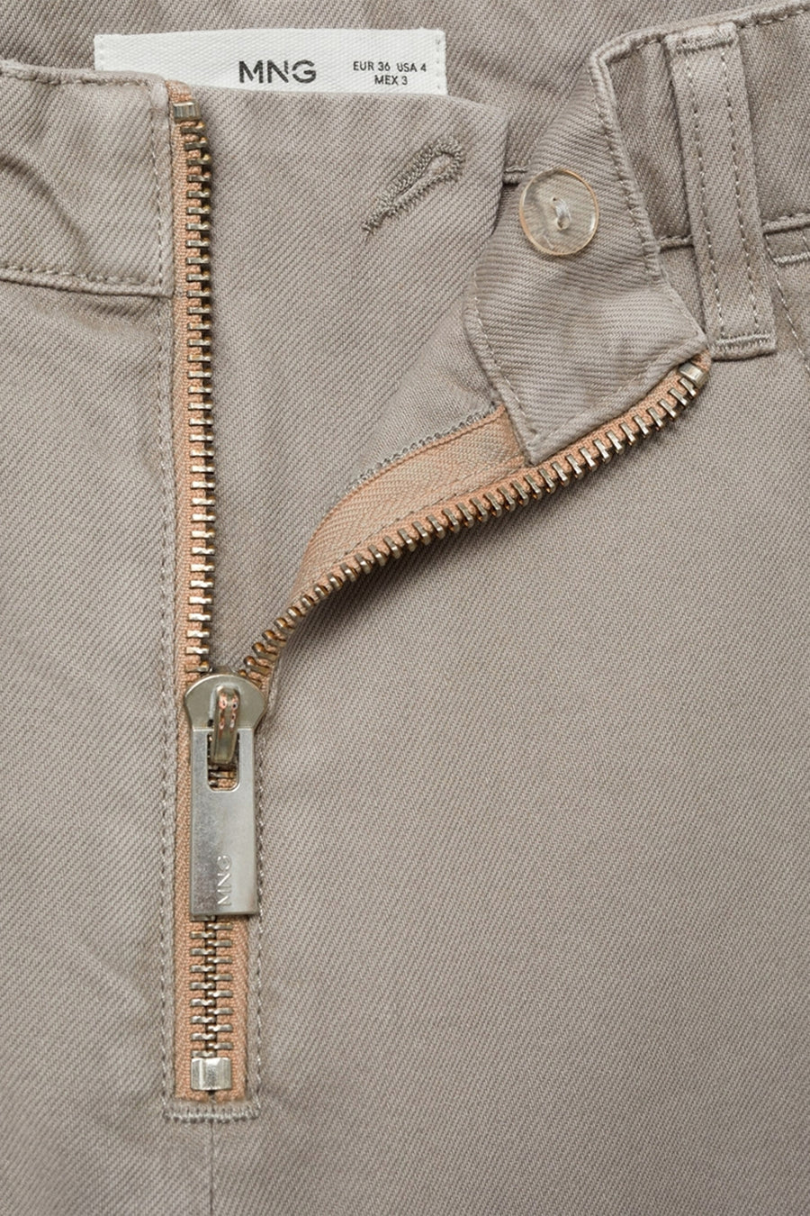 Pantalon coloré - Beige - MANGO