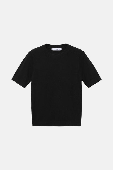 Pull à col rond - Noir