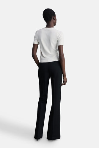 Pull à col rond - blanc - MANGO