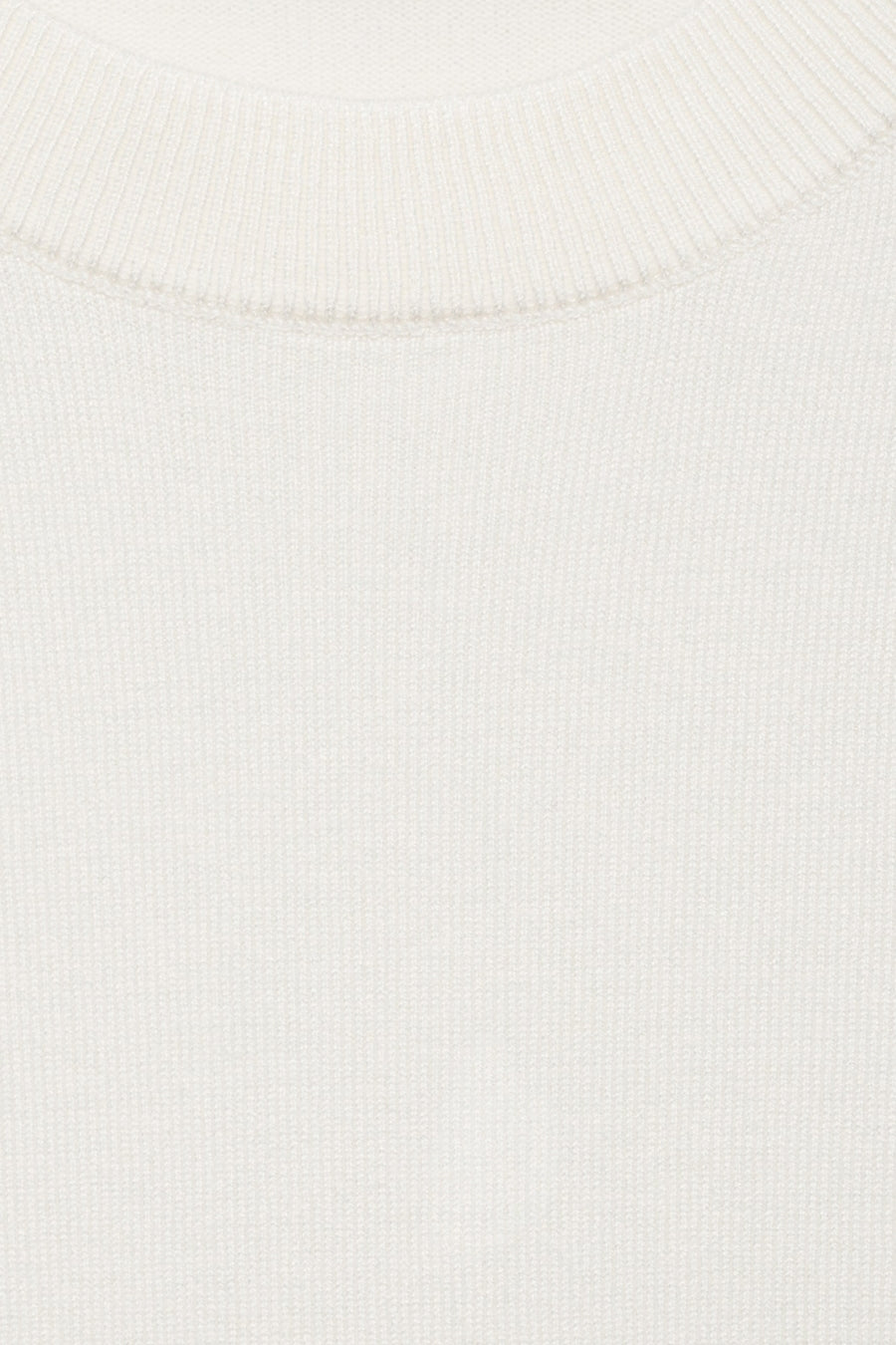 Pull à col rond - blanc - MANGO