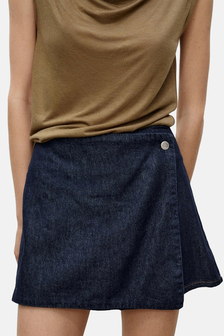 Short - Dark blue denim