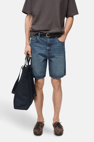 Short - dark blue denim