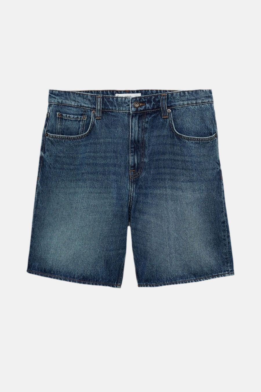 Short - dark blue denim - MANGO