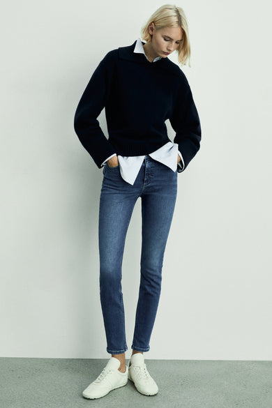 Jeans skinny Mid blue denim - MANGO