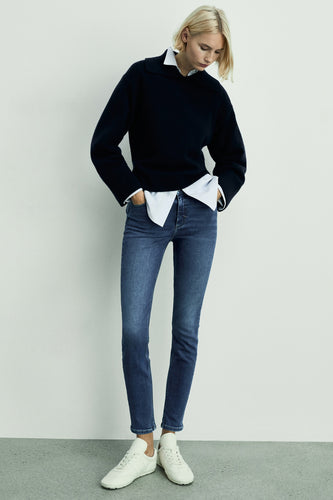 NEWISA - mid blue denim