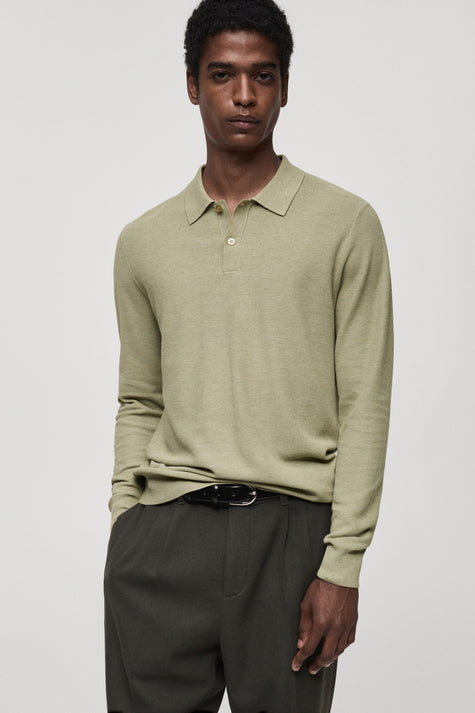 Pull col O Vert - Mango