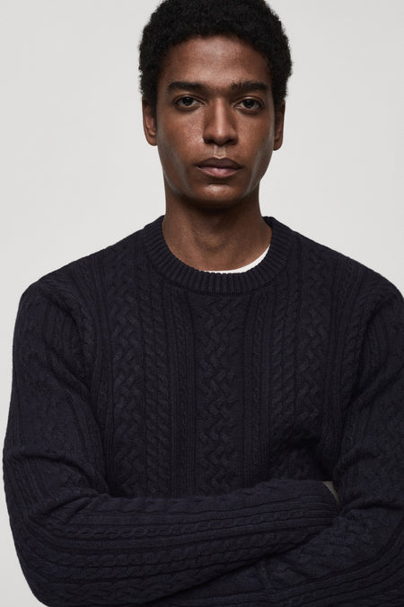Pull col O Bleu - Mango