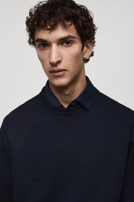 Sweat col O Bleu - Mango