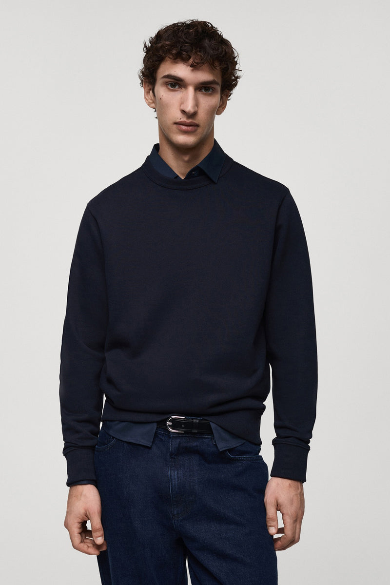 Sweat col O Bleu - Mango