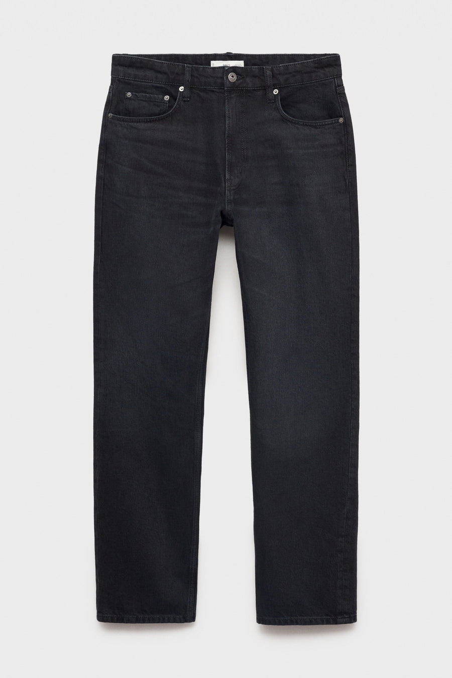 Jeans straight dark grey denim - MANGO - MANGO