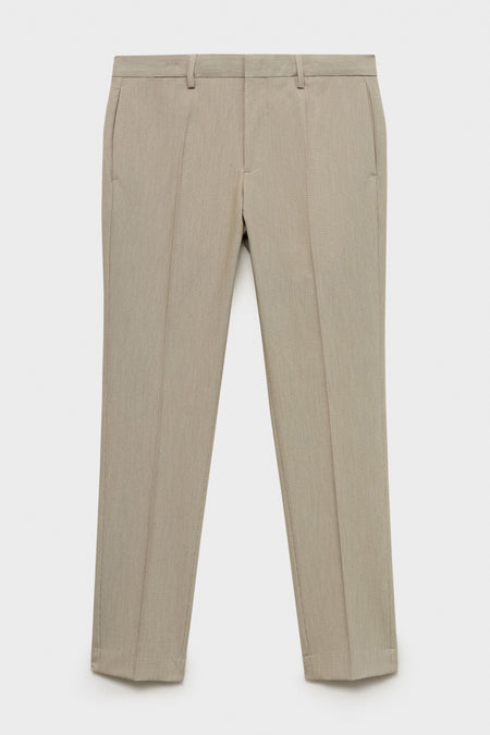 Pantalon de costume Beige - Mango