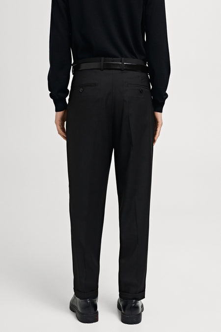 Pantalon de saison Noir - Mango