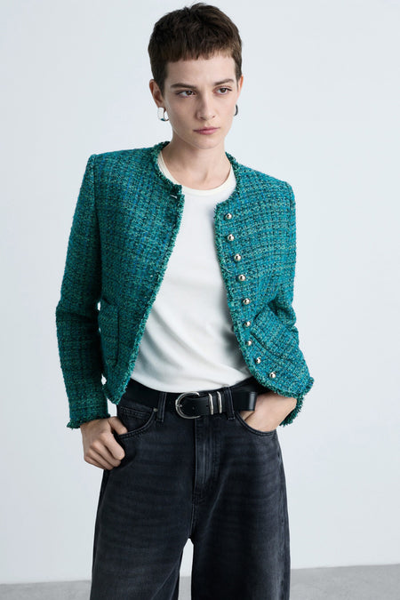 Blazer Bleu - Mango