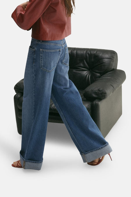 CARLOTA - mid blue denim