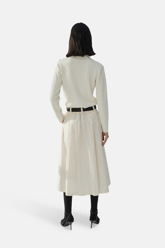 Pull à col rond - Écru - MANGO