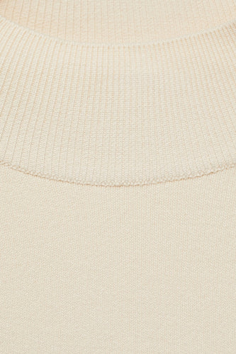 Pull à col rond - Écru - MANGO
