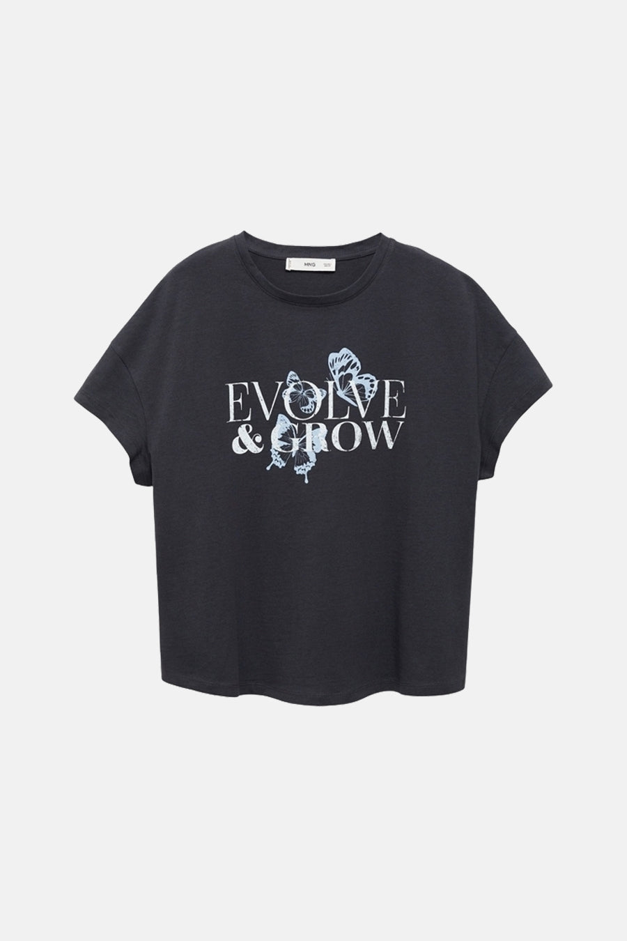 T-shirt à manches courtes - gris - MANGO