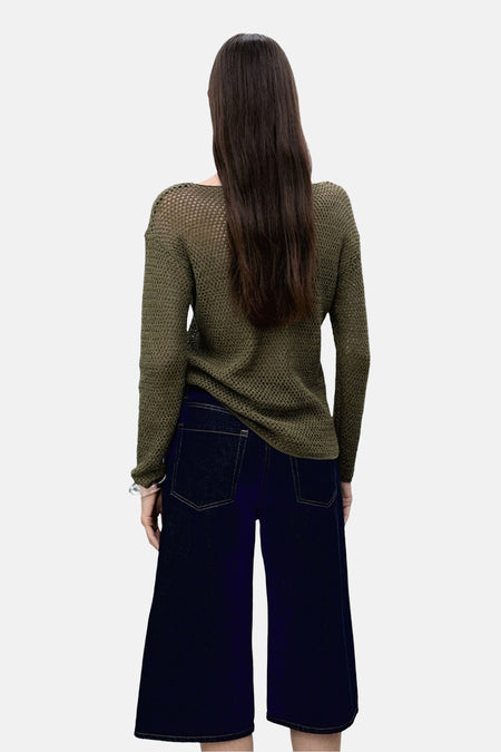 Pull col O Brun - Mango