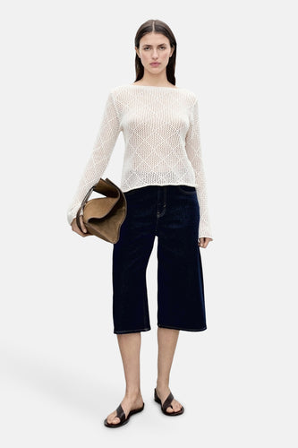 Pull à col rond - écru - MANGO