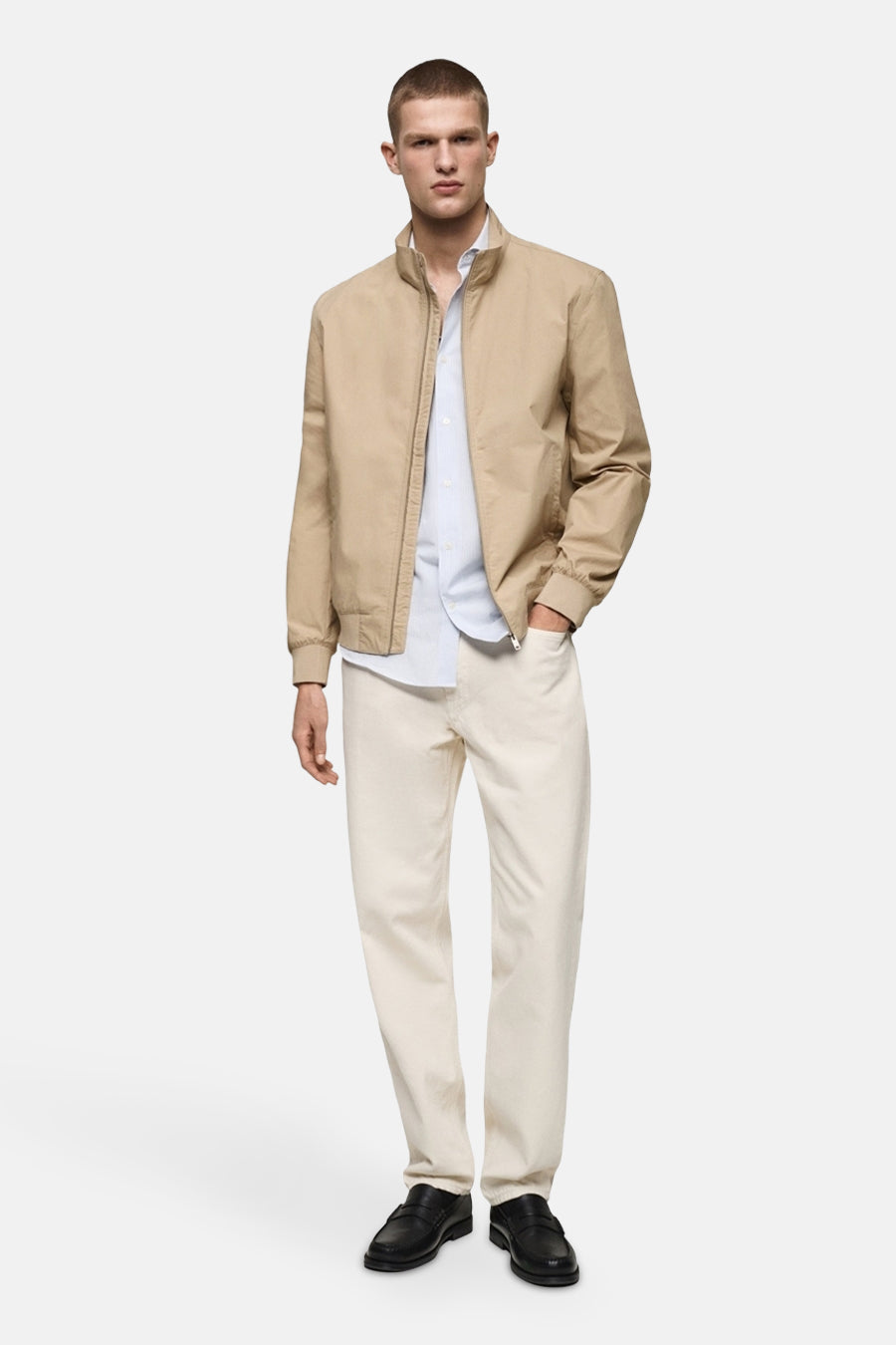 Veste courte - Beige - MANGO