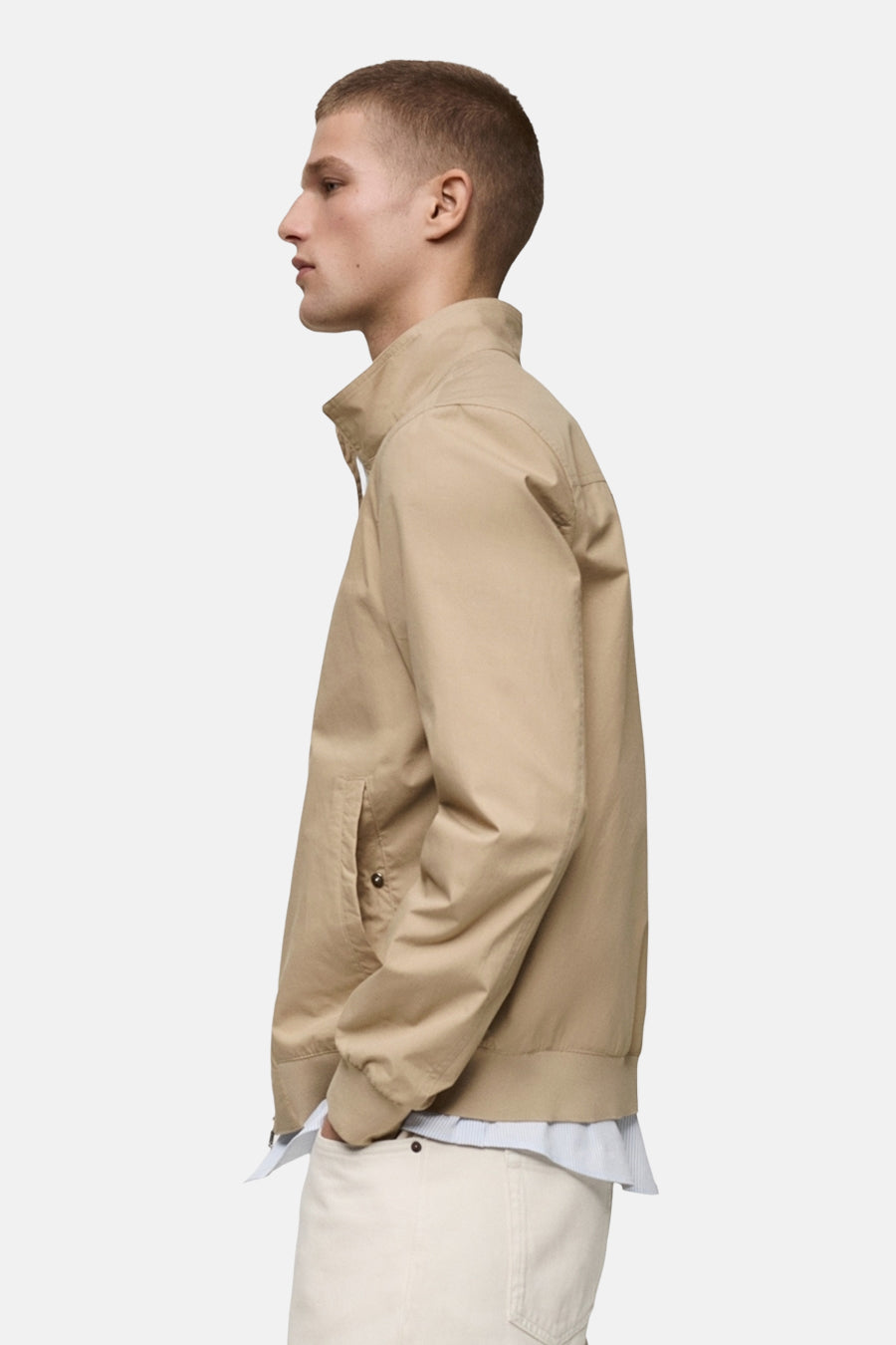 Veste courte - Beige - MANGO