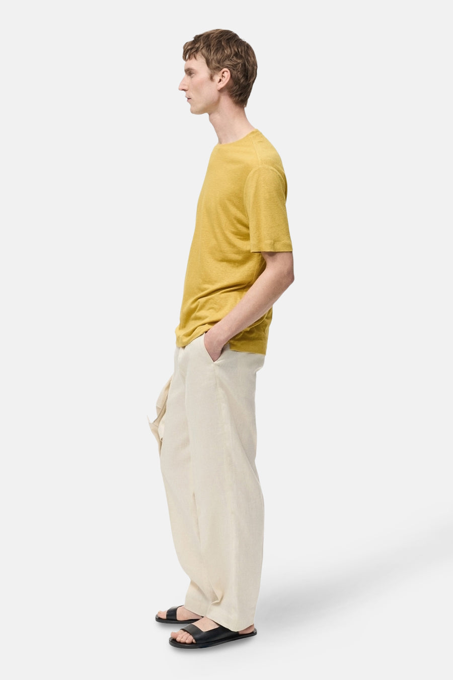 T-shirt à manches courtes - jaune - MANGO